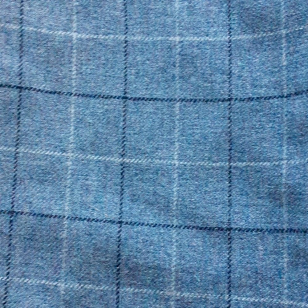 Talbots 75% Wool Gray Square Patterned Lined Pants - image 2